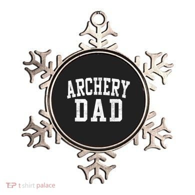 Archery Dad Classic Bold Font FatherS Day Daddy Ornament