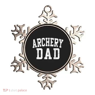 Archery Dad Classic Bold Font FatherS Day Daddy Ornament