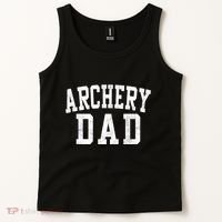Archery Dad Classic Bold Font FatherS Day Daddy Tank Top thumb 2