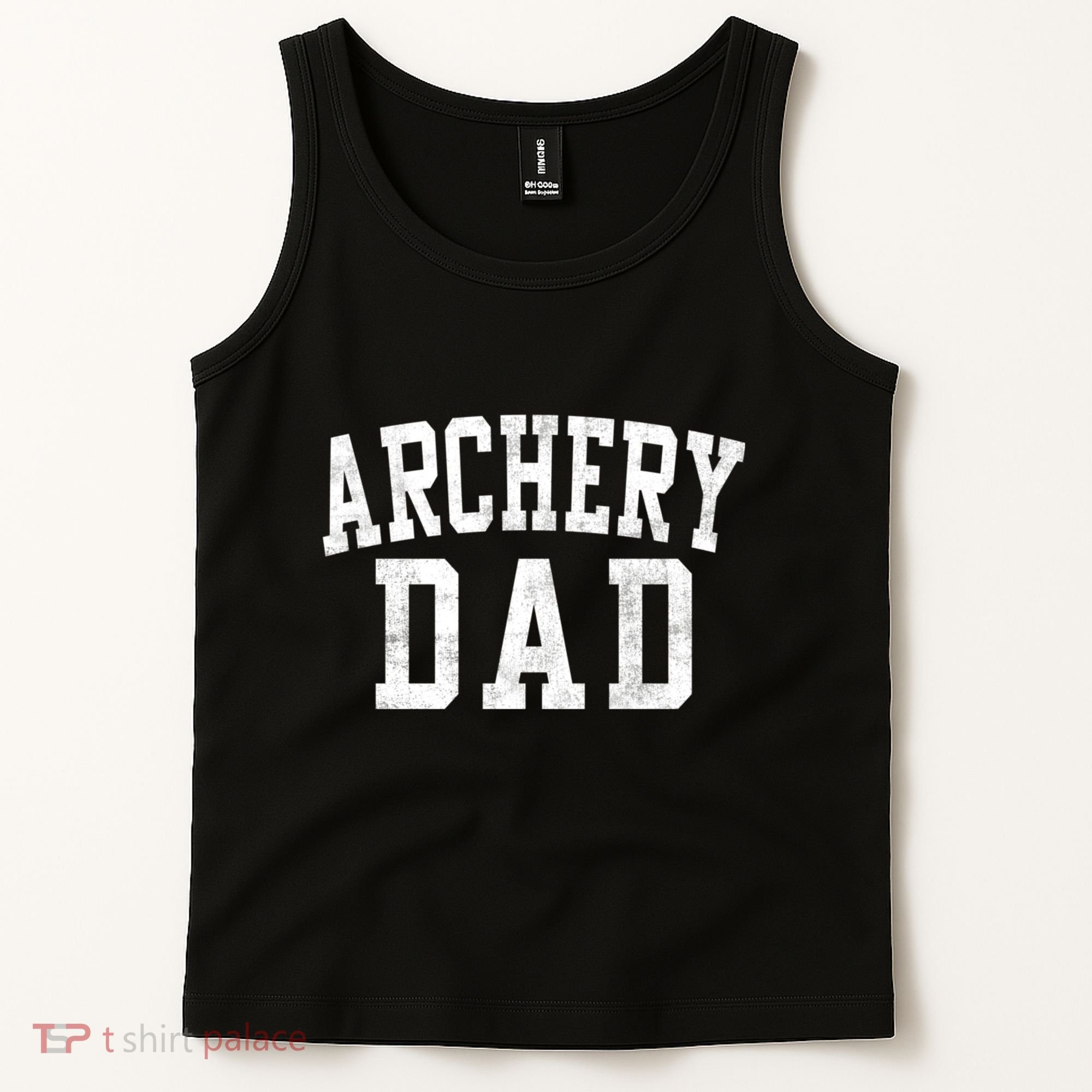 Archery Dad Classic Bold Font FatherS Day Daddy Tank Top