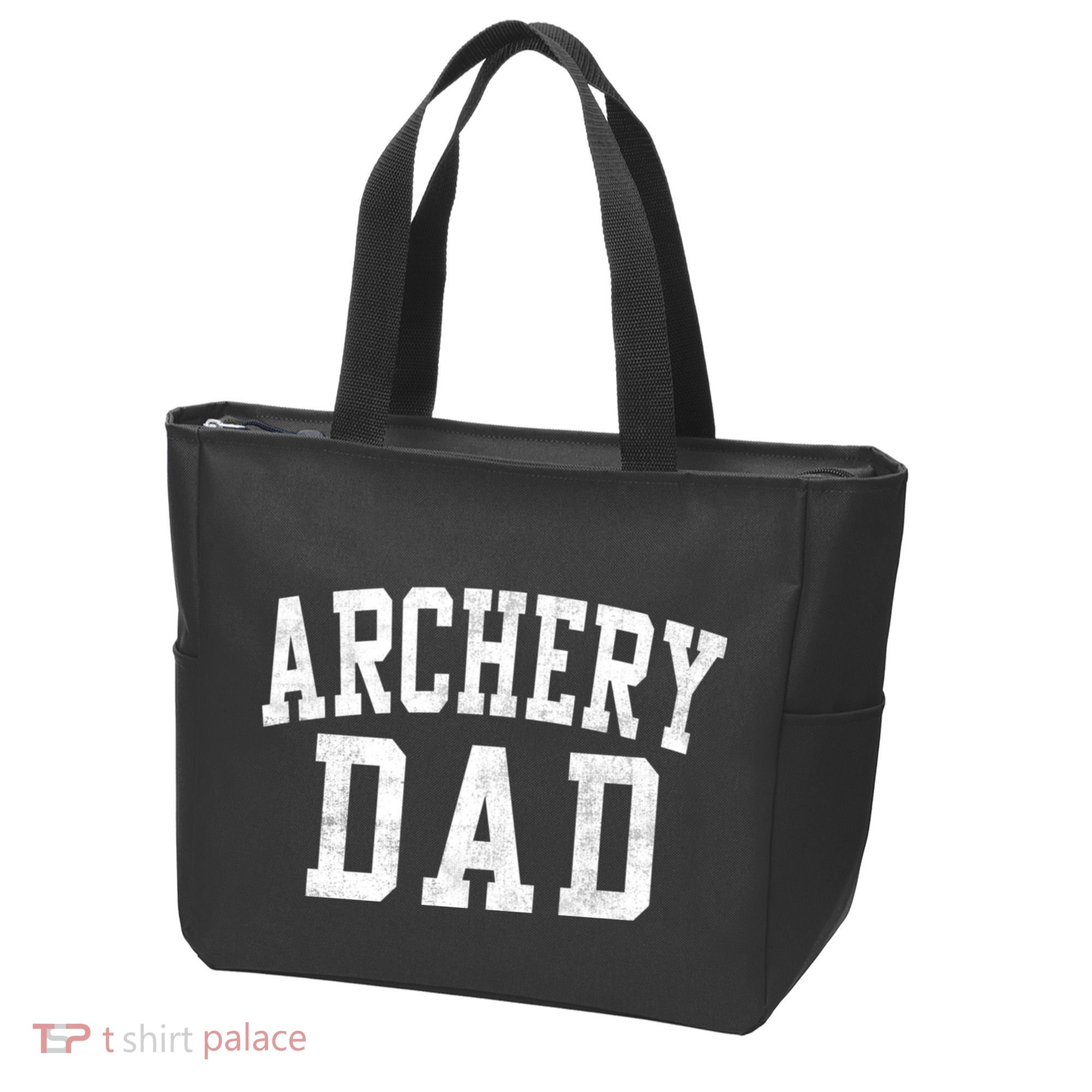 Archery Dad Classic Bold Font FatherS Day Daddy Tote Bag