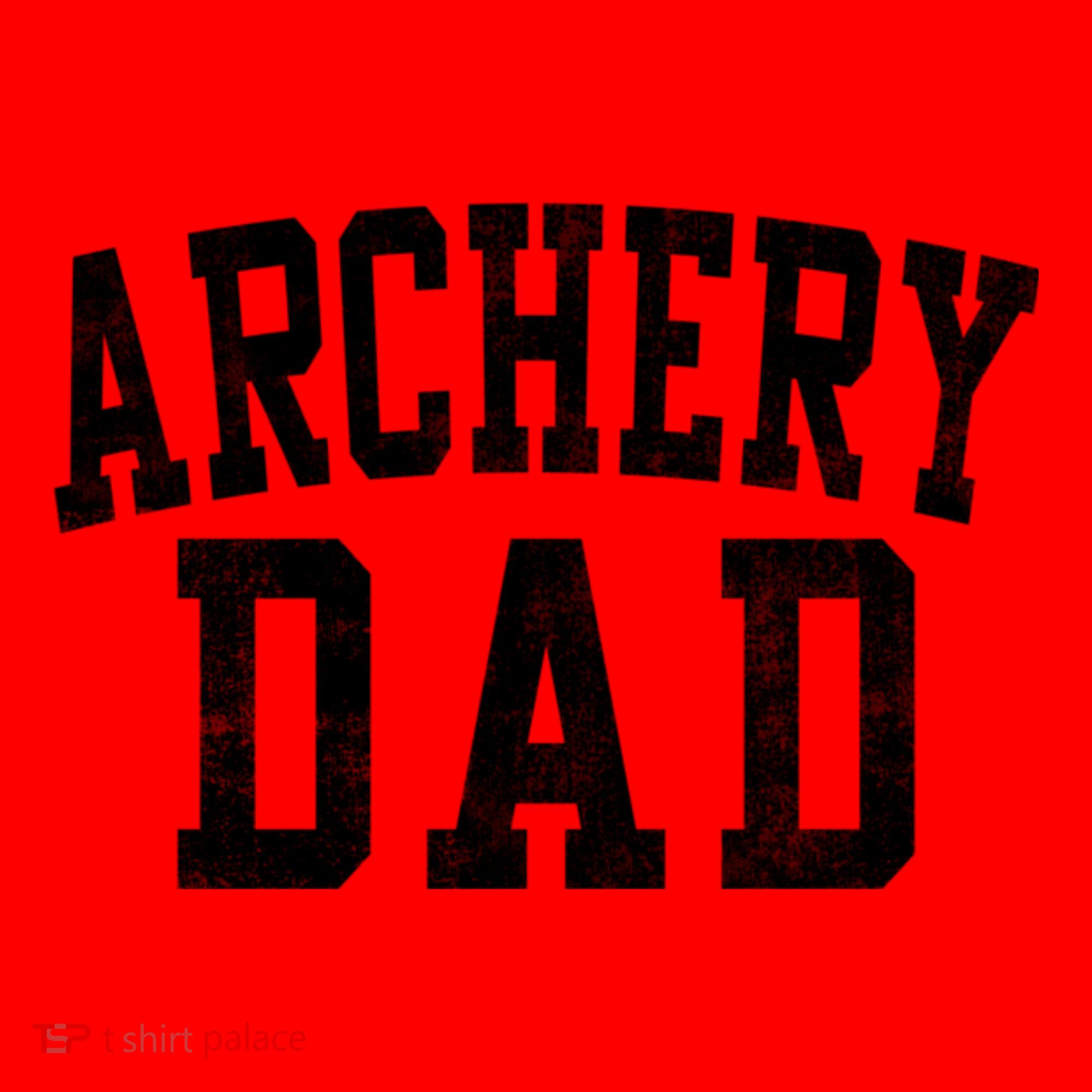 Archery Dad Classic Bold Font FatherS Day Daddy Santa Hat