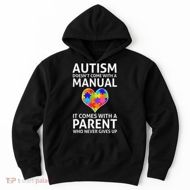 Autism Doesn't Come With A Manual Autism Mom Dad Hoodie