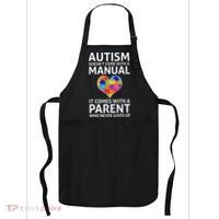 Autism Doesn't Come With A Manual Autism Mom Dad Apron thumb 0