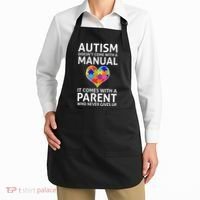 Autism Doesn't Come With A Manual Autism Mom Dad Apron thumb 2