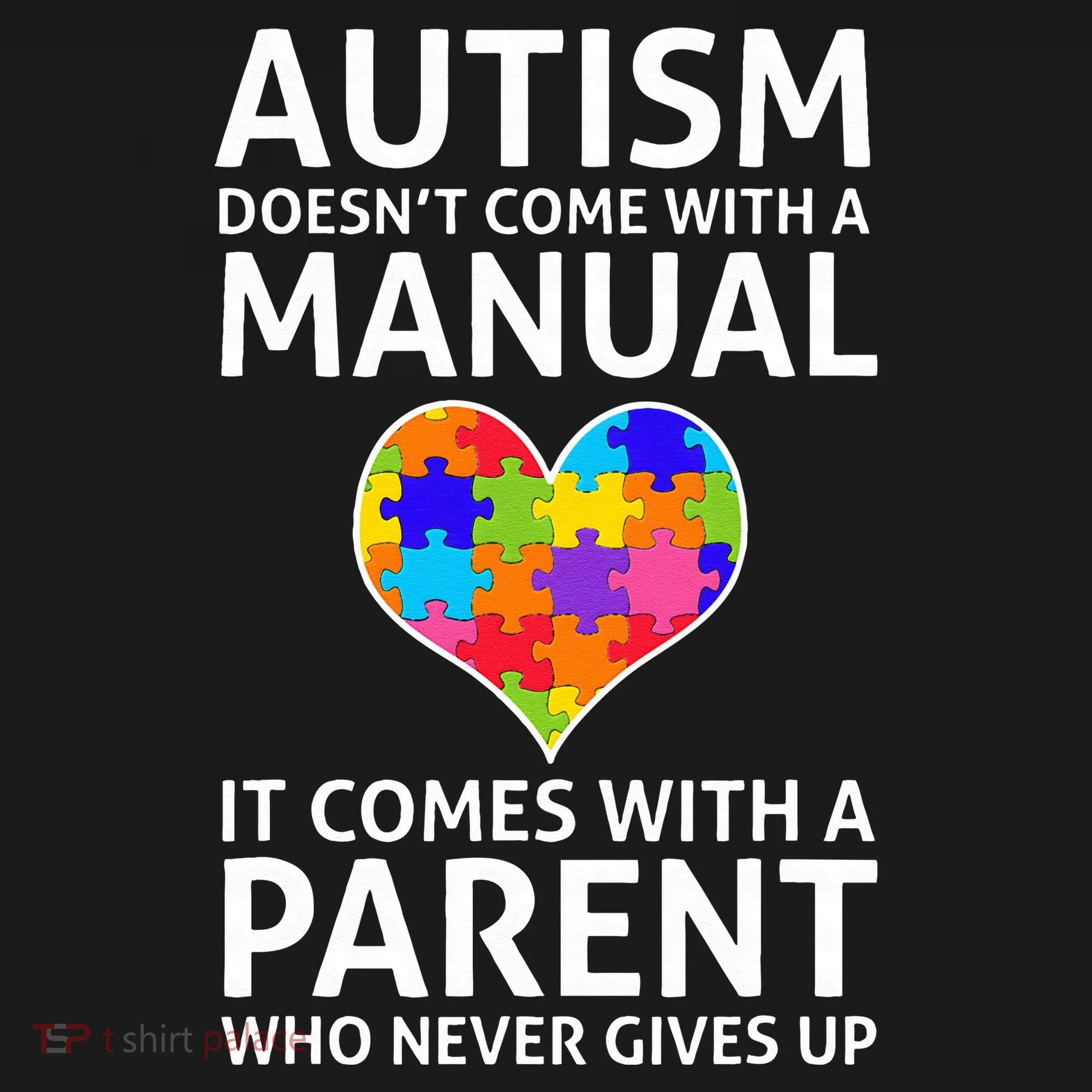 Autism Doesn't Come With A Manual Autism Mom Dad Tank Top