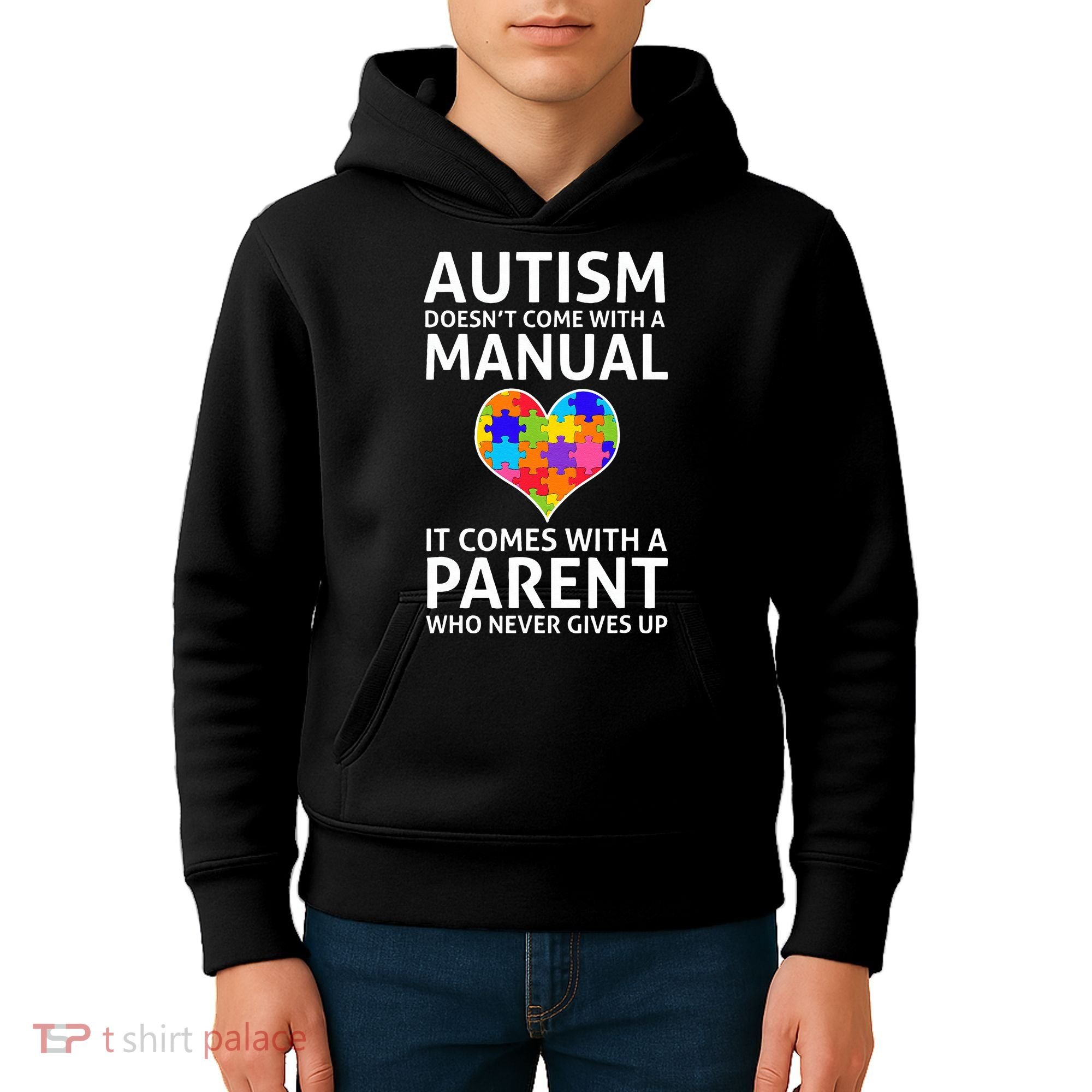 Autism Doesn't Come With A Manual Autism Mom Dad Kids Hoodie