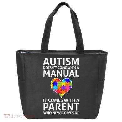 Autism Doesn't Come With A Manual Autism Mom Dad Tote Bag