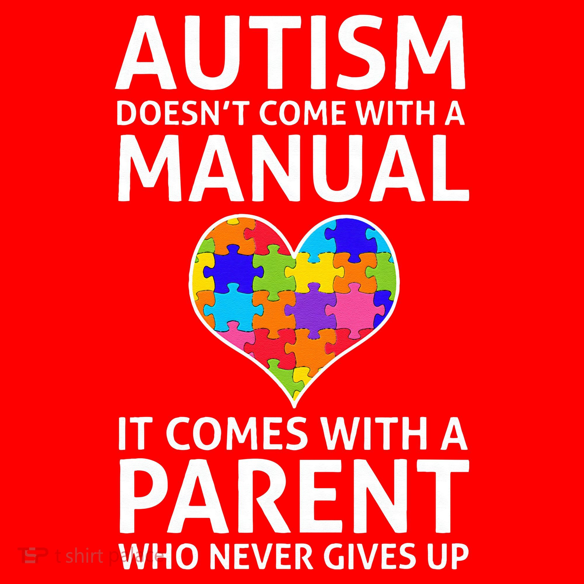 Autism Doesn't Come With A Manual Autism Mom Dad Santa Hat