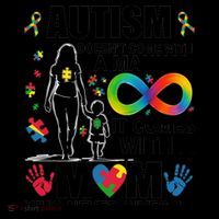 Autism Doesn't Come With A Manual It Comes With A Mom Who Never Gives Up Coffee Mug thumb 5