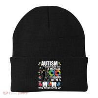 Autism Doesn't Come With A Manual It Comes With A Mom Who Never Gives Up Beanie thumb 0