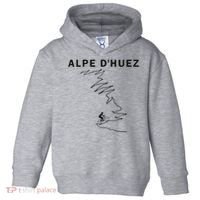 Alpe D'huez Cycling Gift France Road Cycling Toddler Hoodie thumb 0