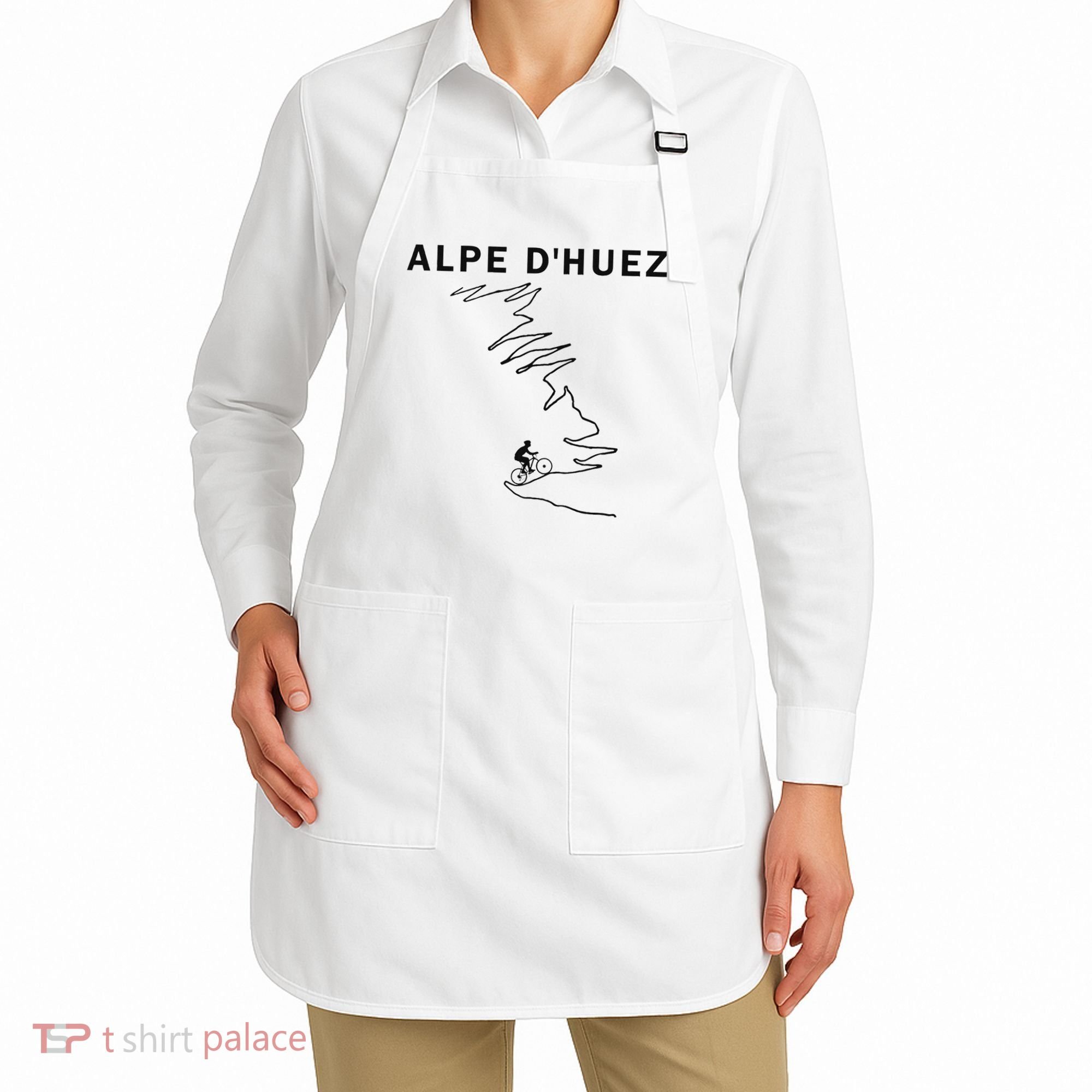Alpe D'huez Cycling Gift France Road Cycling Apron