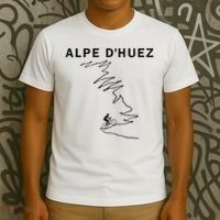 Alpe D'huez Cycling Gift France Road Cycling T-Shirt thumb 3