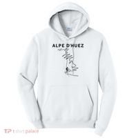 Alpe D'huez Cycling Gift France Road Cycling Tall Hoodie thumb 0
