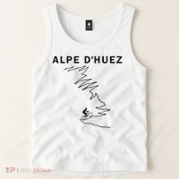Alpe D'huez Cycling Gift France Road Cycling Tank Top thumb 2