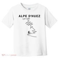 Alpe D'huez Cycling Gift France Road Cycling Toddler T-Shirt thumb 0
