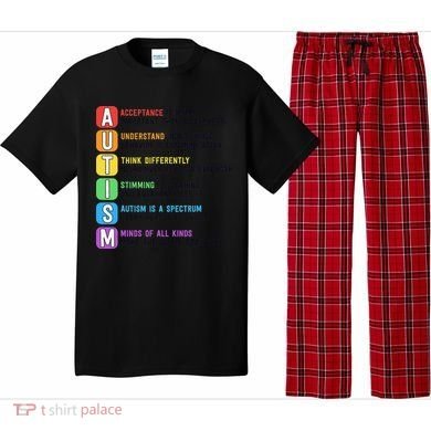 Autism Definitions Chart Special Ed Teacher Neurodiversity Pajama Set