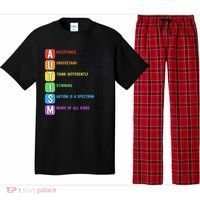 Autism Definitions Chart Special Ed Teacher Neurodiversity Pajama Set thumb 0
