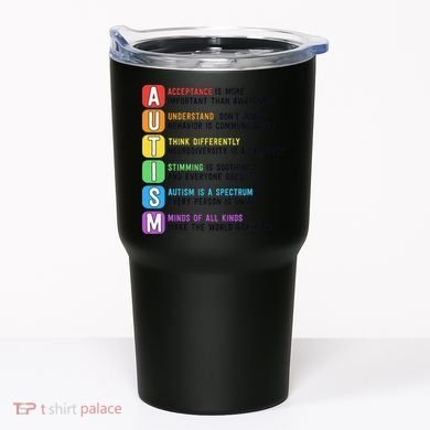 Autism Definitions Chart Special Ed Teacher Neurodiversity Tumbler