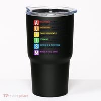 Autism Definitions Chart Special Ed Teacher Neurodiversity Tumbler thumb 0