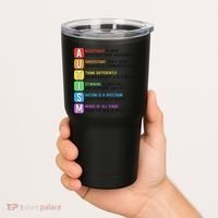 Autism Definitions Chart Special Ed Teacher Neurodiversity Tumbler thumb 2