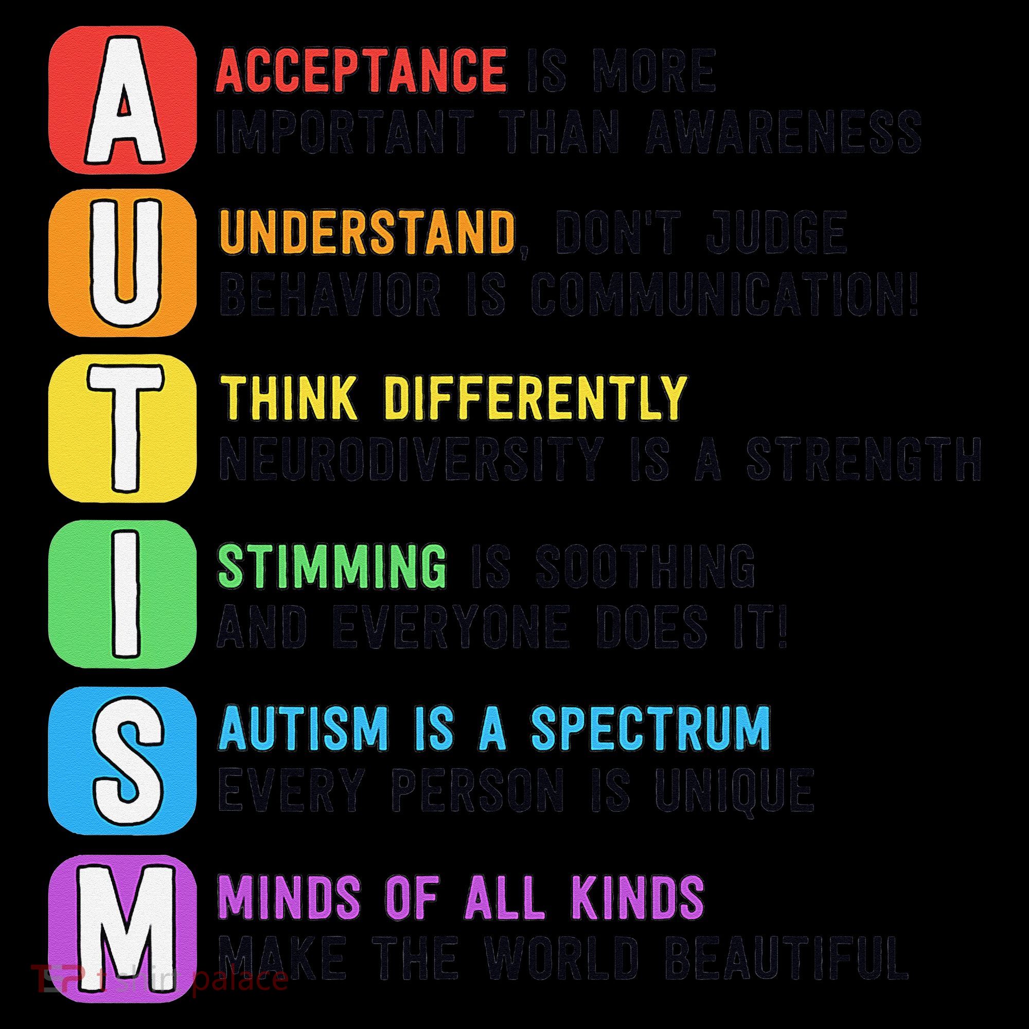 Autism Definitions Chart Special Ed Teacher Neurodiversity Ornament