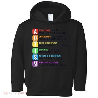Autism Definitions Chart Special Ed Teacher Neurodiversity Toddler Hoodie