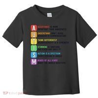 Autism Definitions Chart Special Ed Teacher Neurodiversity Toddler T-Shirt thumb 0