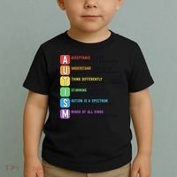 Autism Definitions Chart Special Ed Teacher Neurodiversity Toddler T-Shirt thumb 2