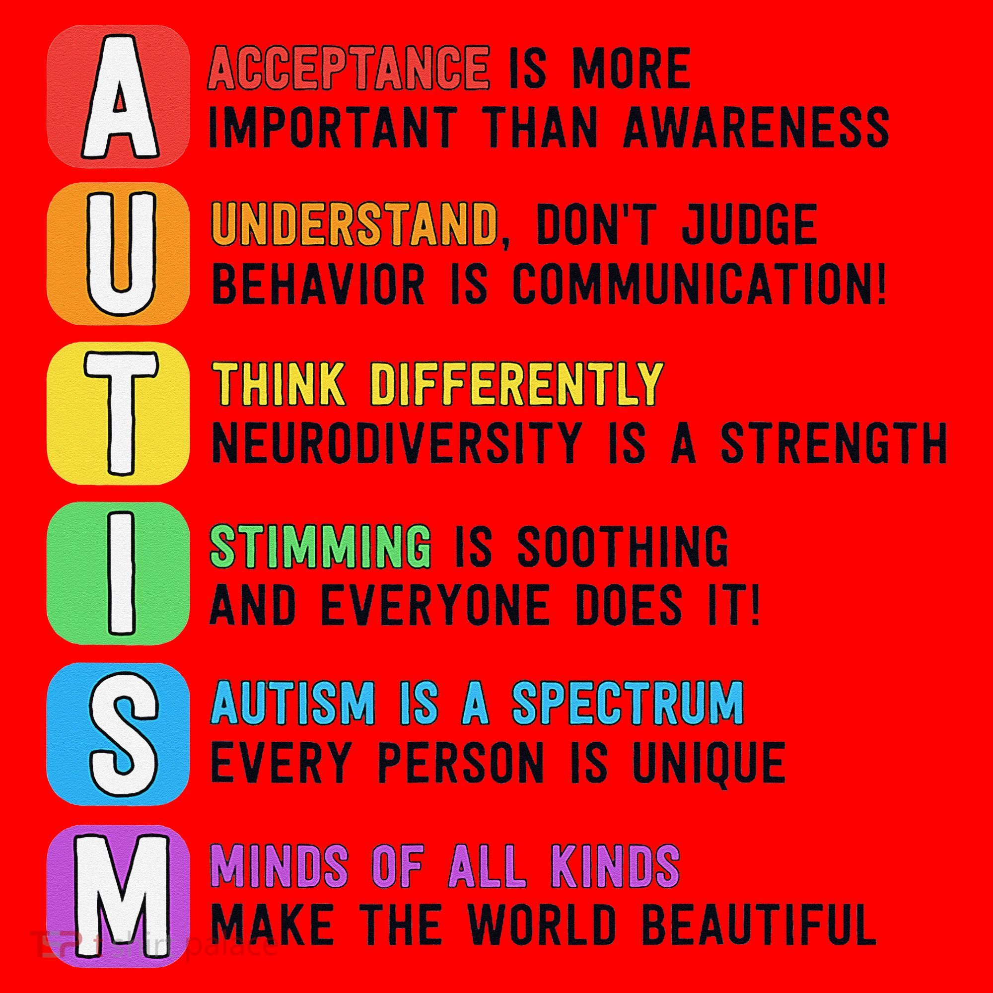 Autism Definitions Chart Special Ed Teacher Neurodiversity Santa Hat
