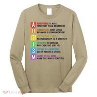 Autism Definitions Chart Special Ed Teacher Neurodiversity Long Sleeve Shirt thumb 0