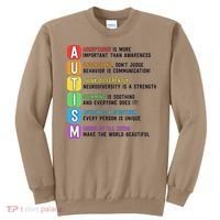 Autism Definitions Chart Special Ed Teacher Neurodiversity Sweatshirt thumb 0