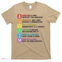 Autism Definitions Chart Special Ed Teacher Neurodiversity T-Shirt thumb 0