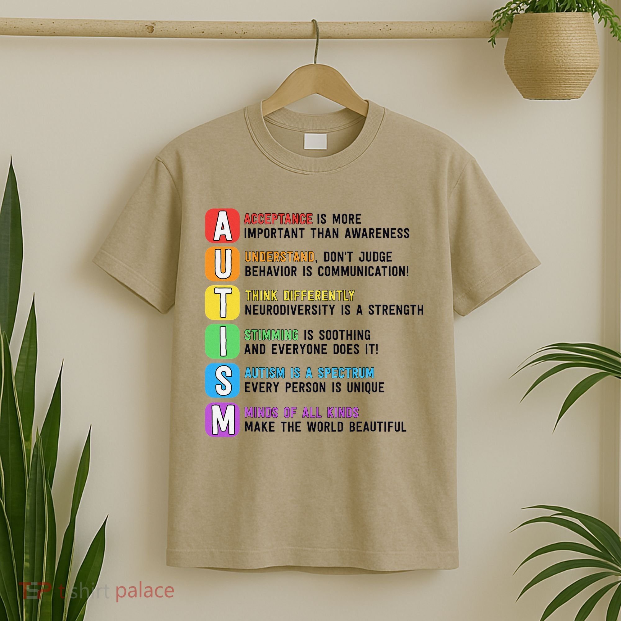 Autism Definitions Chart Special Ed Teacher Neurodiversity T-Shirt