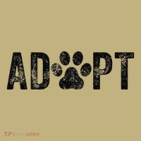 Adopt Dog Cat Pet Rescue Animal Adoption Funny Vintage Retro T-Shirt thumb 7