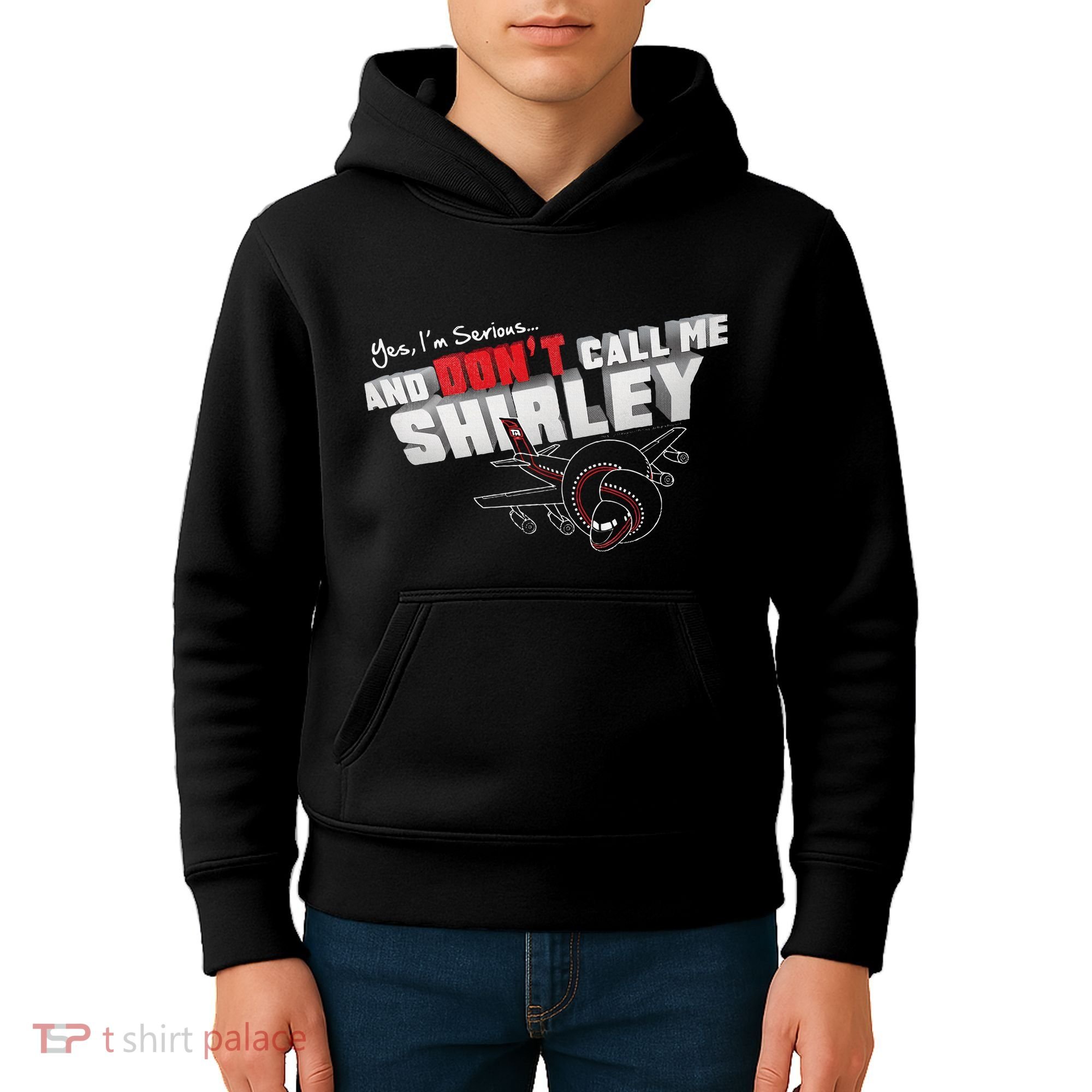 Airplane DonT Call Me Shirley Kids Hoodie