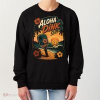 Aloha Dink Club Pickleball Funny Women's Sweatshirt thumb 0