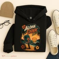 Aloha Dink Club Pickleball Funny Hoodie thumb 4