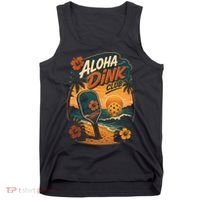 Aloha Dink Club Pickleball Funny Tank Top thumb 0