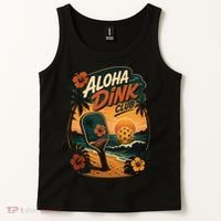 Aloha Dink Club Pickleball Funny Tank Top thumb 2