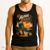 Aloha Dink Club Pickleball Funny Tank Top thumb 3