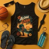 Aloha Dink Club Pickleball Funny Tank Top thumb 4