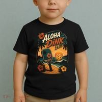 Aloha Dink Club Pickleball Funny Toddler T-Shirt thumb 2