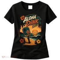 Aloha Dink Club Pickleball Funny Women's T-Shirt thumb 0