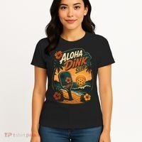 Aloha Dink Club Pickleball Funny Women's T-Shirt thumb 4