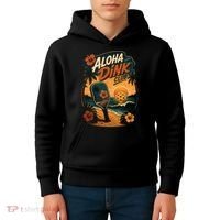 Aloha Dink Club Pickleball Funny Kids Hoodie thumb 4