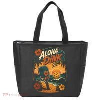 Aloha Dink Club Pickleball Funny Tote Bag thumb 0