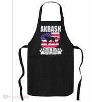 Akbash Dad Dog Lover American Us Flag Apron thumb 0