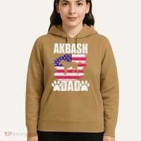 Akbash Dad Dog Lover American Us Flag Hoodie thumb 5